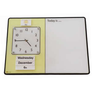 Simple Dry-Wipe Orientation Board with Day / Night Inserts