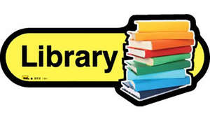 Library Sign inYellow
