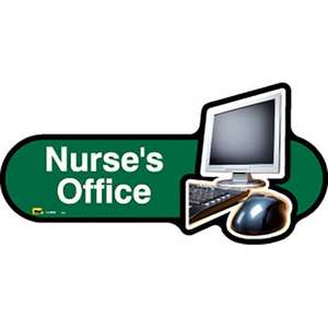 Nurse's Office Sign inGreen