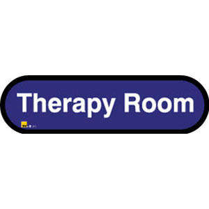 Therapy Room Sign inBlue