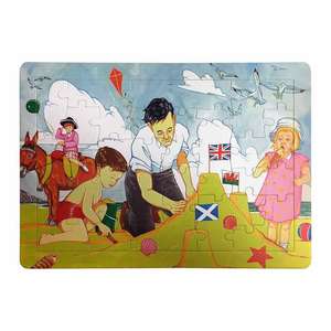 Retro Jigsaw Puzzles by Les Ives - Seaside