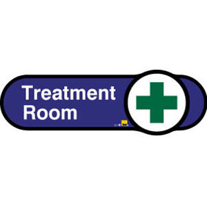 Treatment Room Sign inBlue
