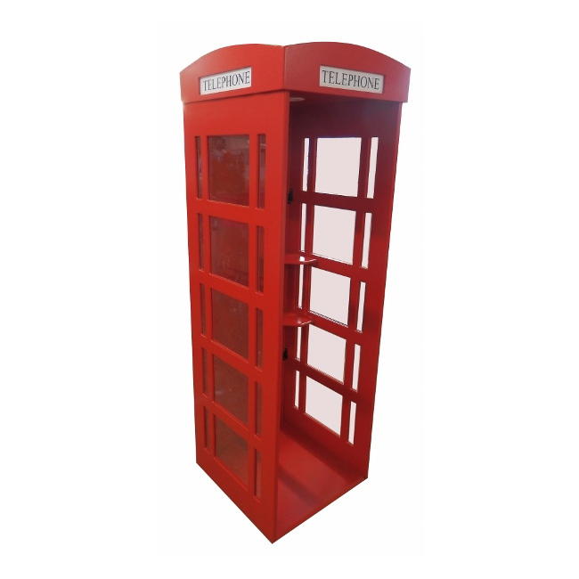 Red Telephone Box for Indoor Use