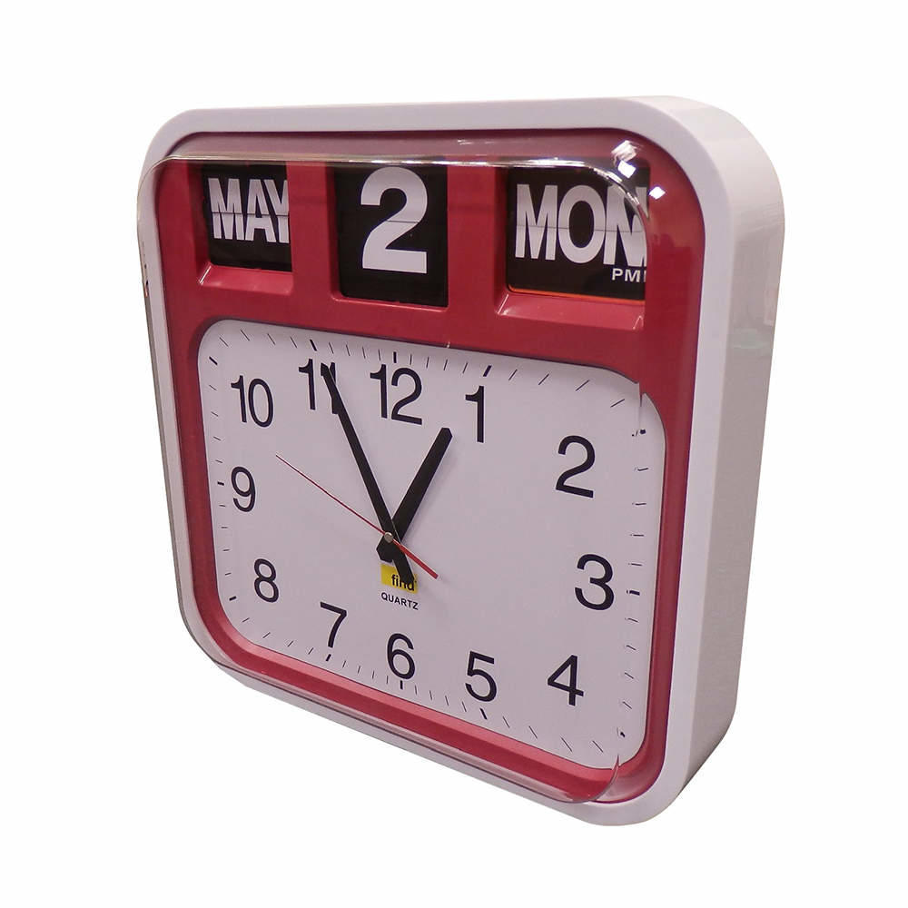 Analogue Calendar Clock with AM/PM Display