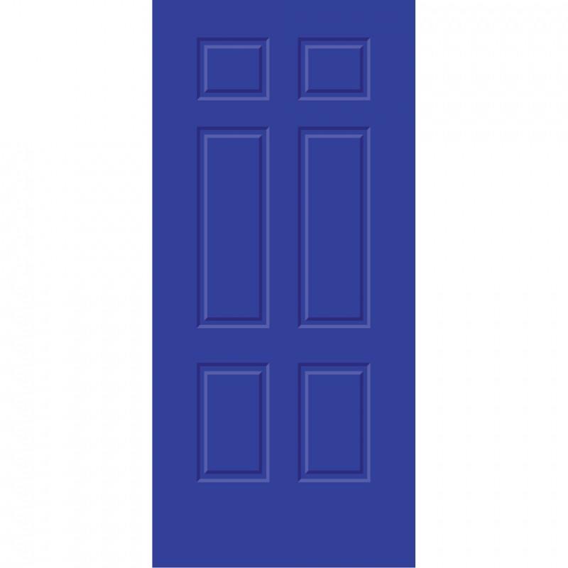 Six Panel - Blue