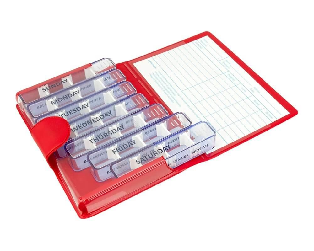 Medidos Tablet Organiser - Red