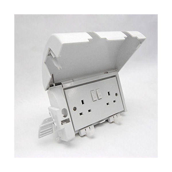 Lockable Plug Cover for Double Sockets