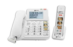 Front image of telephone