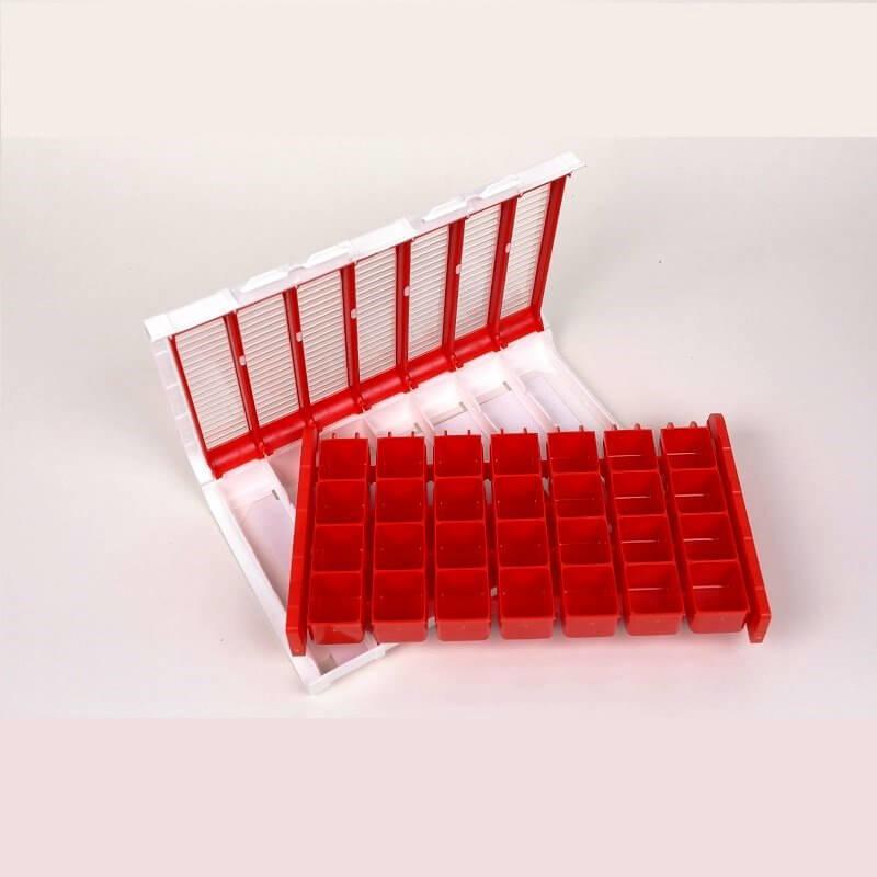 Pivotell Large Weekly Pill Organiser - Red
