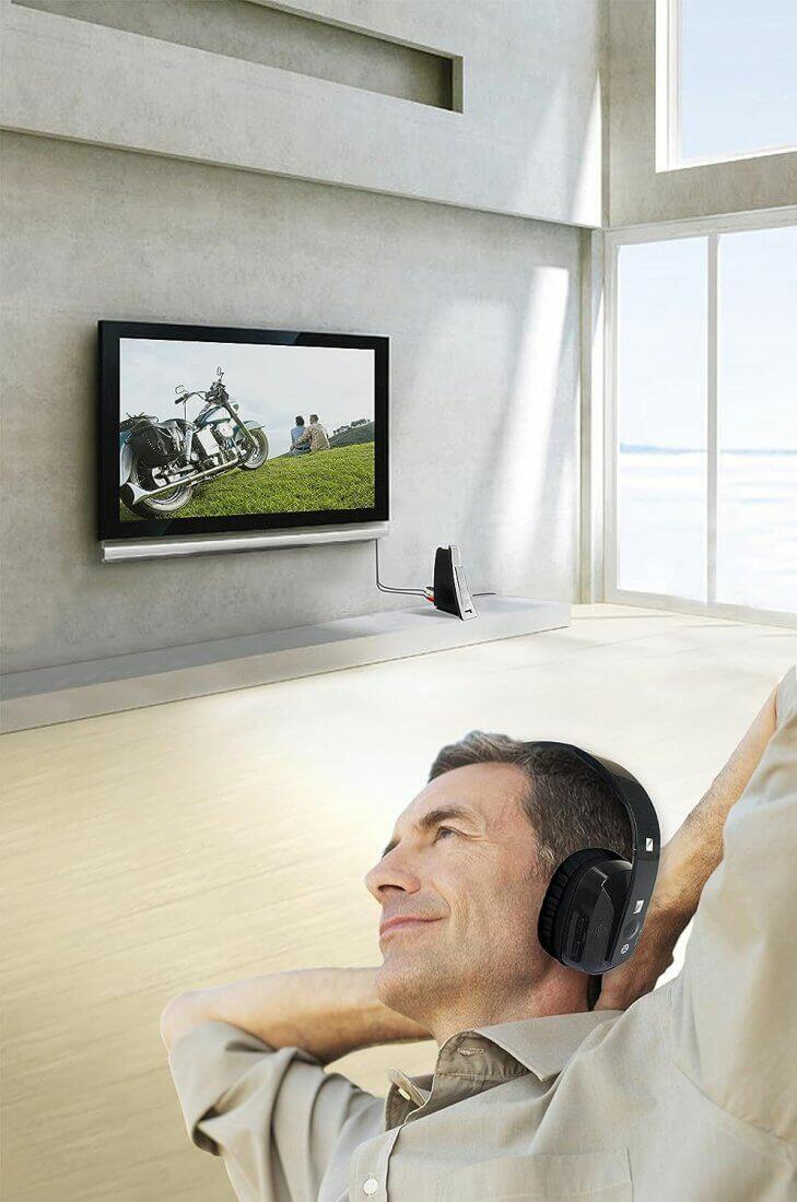 Geemarc CL7400 OPTI Loud Amplified Wireless Digital TV Headset for the Elderly