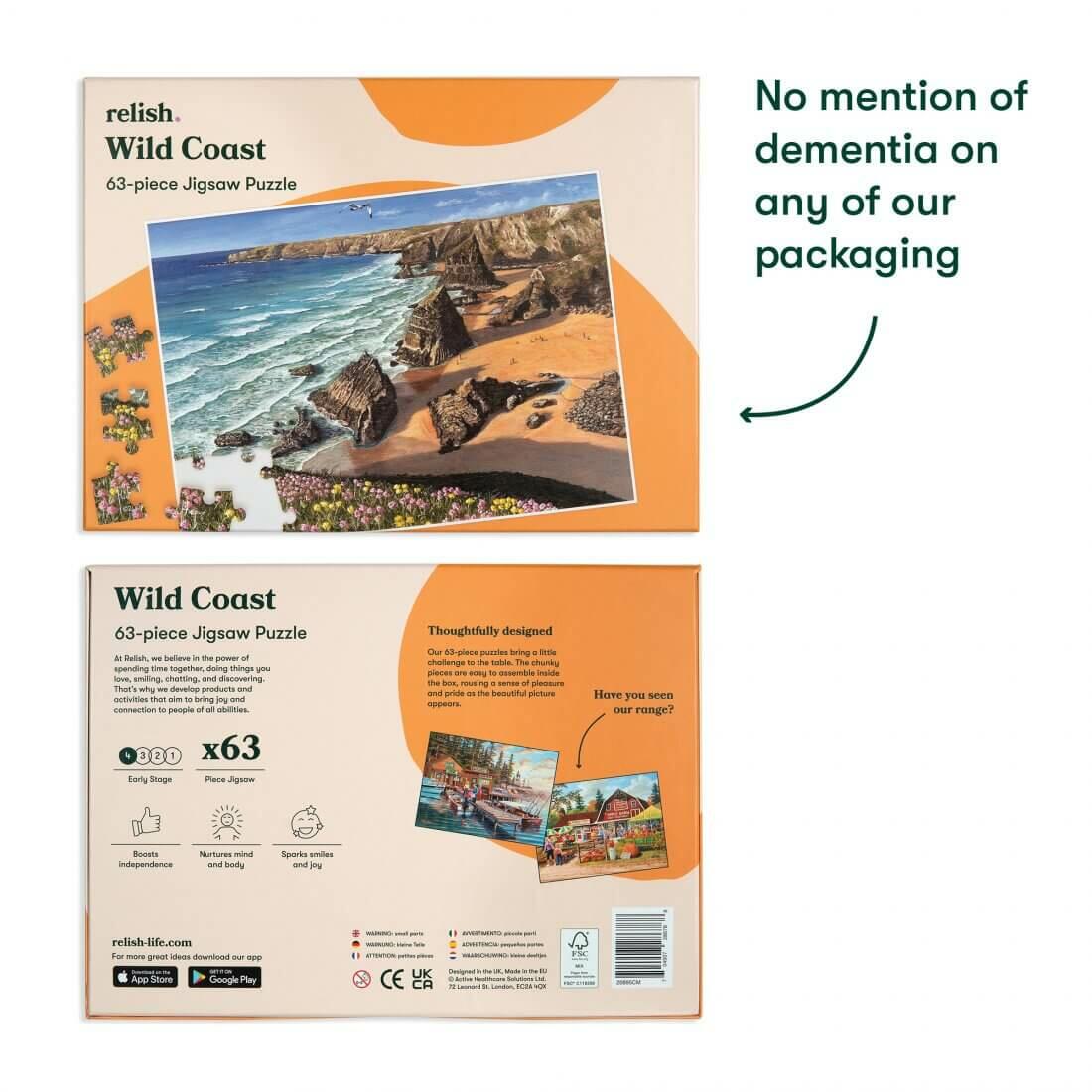 Jigsaw Puzzle 63 Piece - Wild Coast