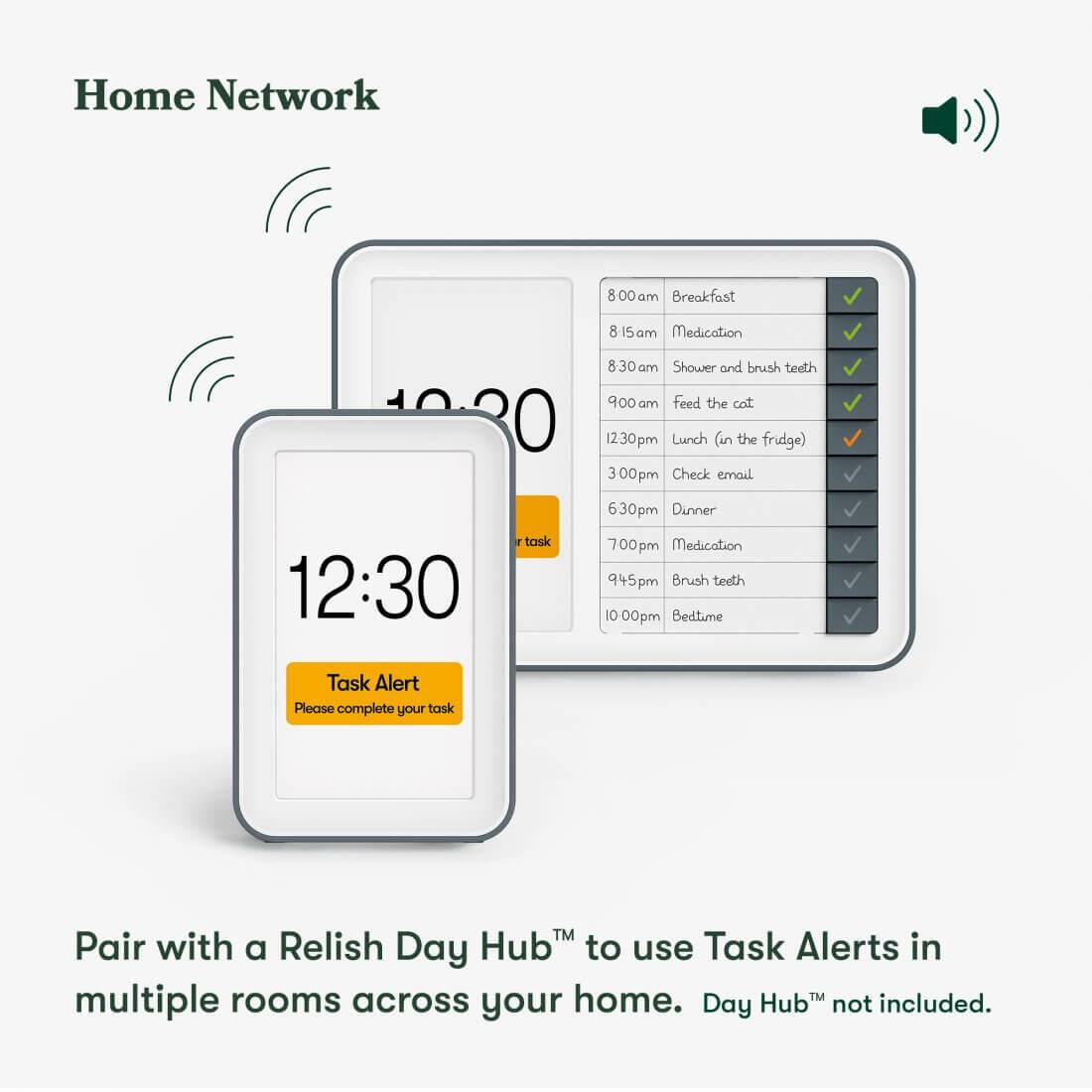 Relish Day Connect - Dementia Clock