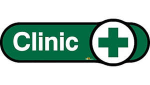 Clinic Sign in Green