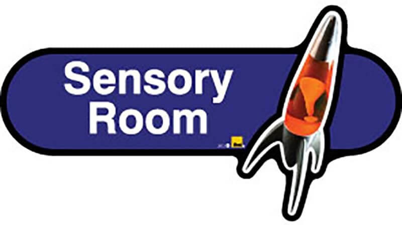 Sensory Room Sign inBlue