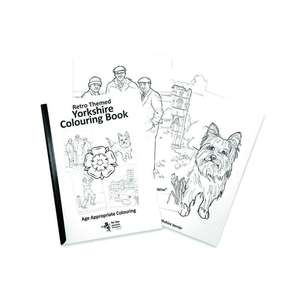 Retro Yorkshire Colouring Book