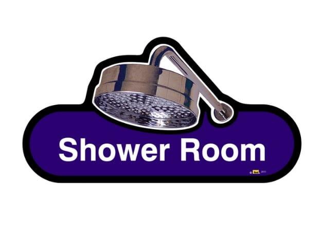 Toilet, Bathroom, & Shower Signs