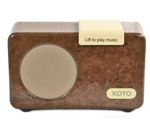 Front of walnut music player
