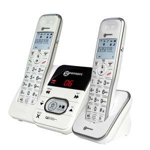 Geemarc AmpliDECT295 Cordless Telephone with Answering Machine - Duo