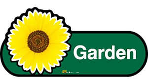 Garden Sign in Green