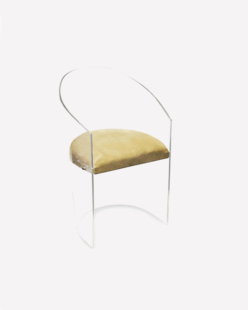 perspex, acrylic, seating, chair, dining chair, aura, luxury