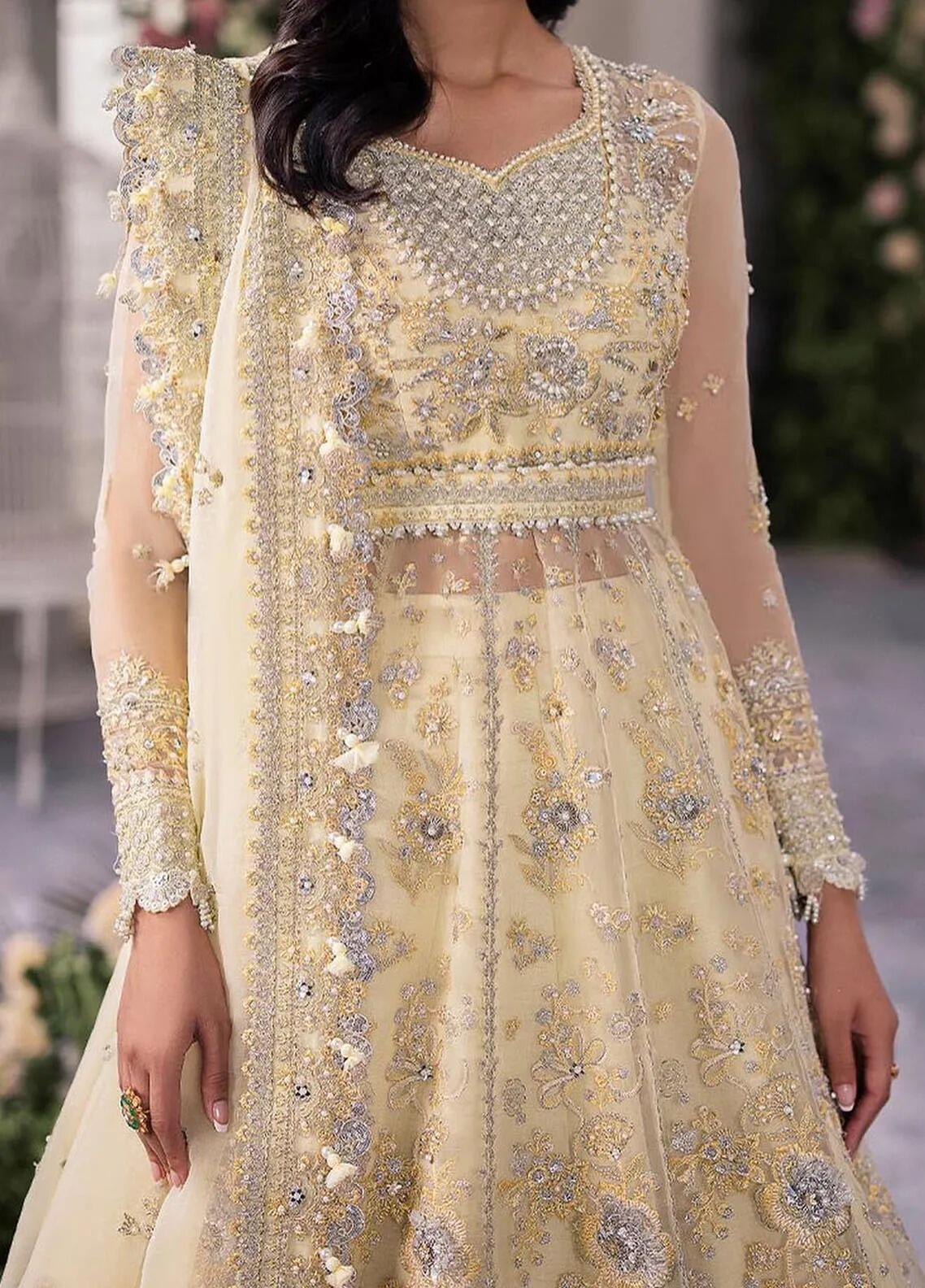 Gossamer By Zaha Embroidered Organza Suit Unstitched 3 Piece ZL24G D-02 Leiyn - Formal Collection