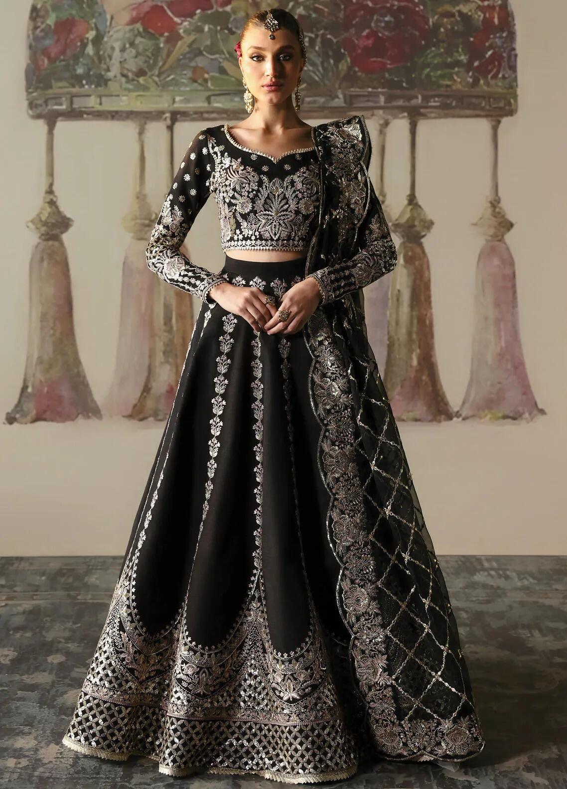 afrozeh black dress Afrozeh | Hayat'25