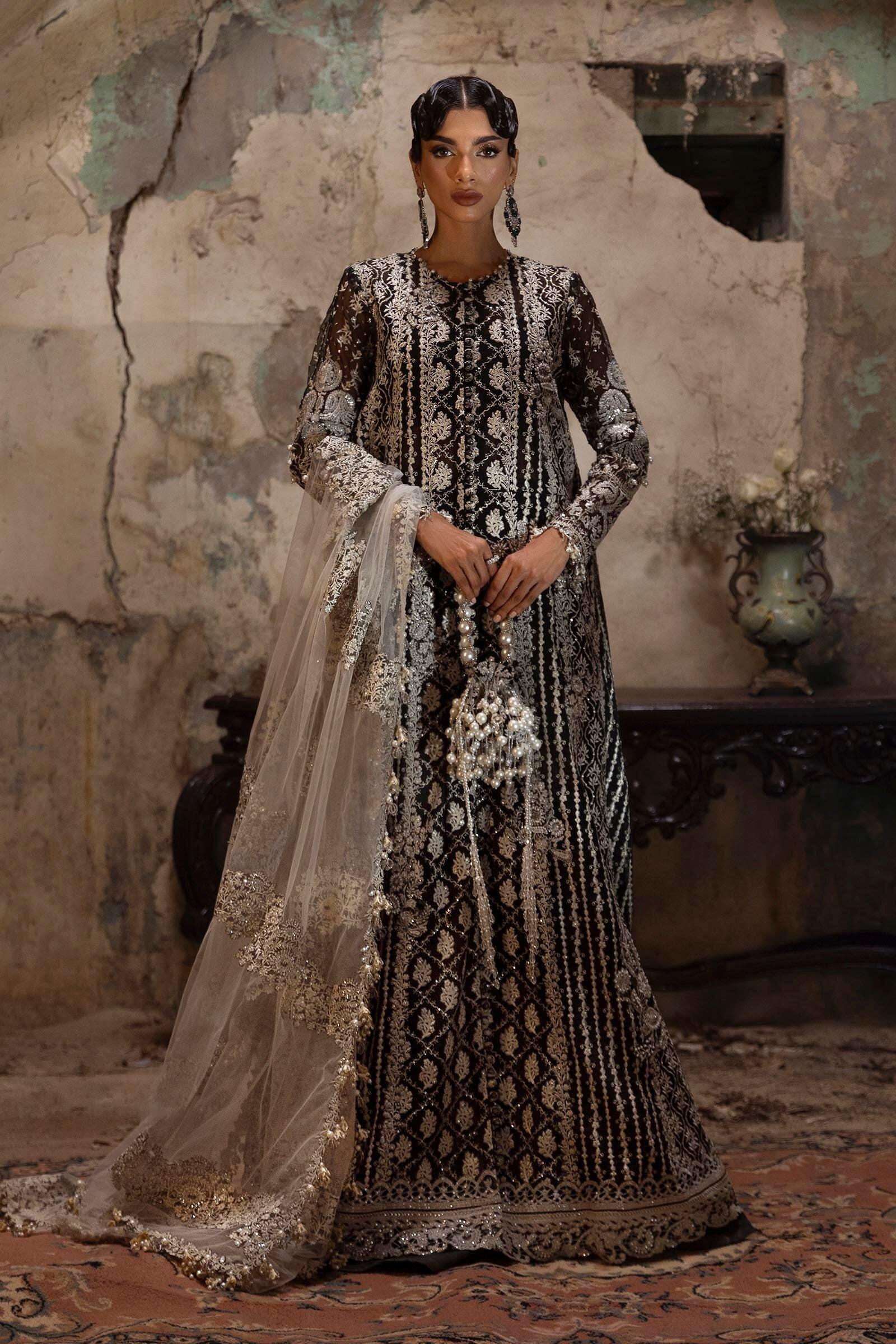 Sana Safinaz Nura N251-003-3CX Formal Embroidered Net Wedding Suits
