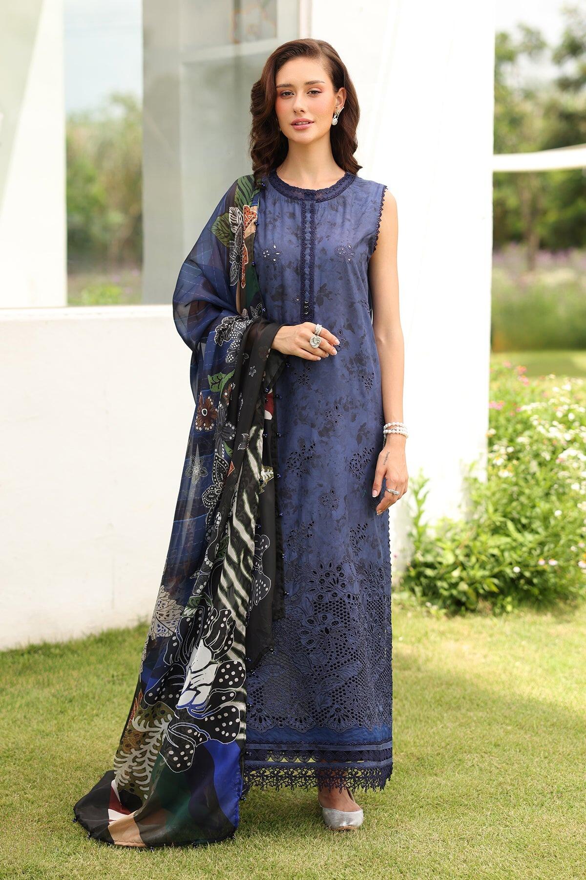 Baroque Festive Summer UF-4227 Embroidered Printed Lawn Clothes 2026