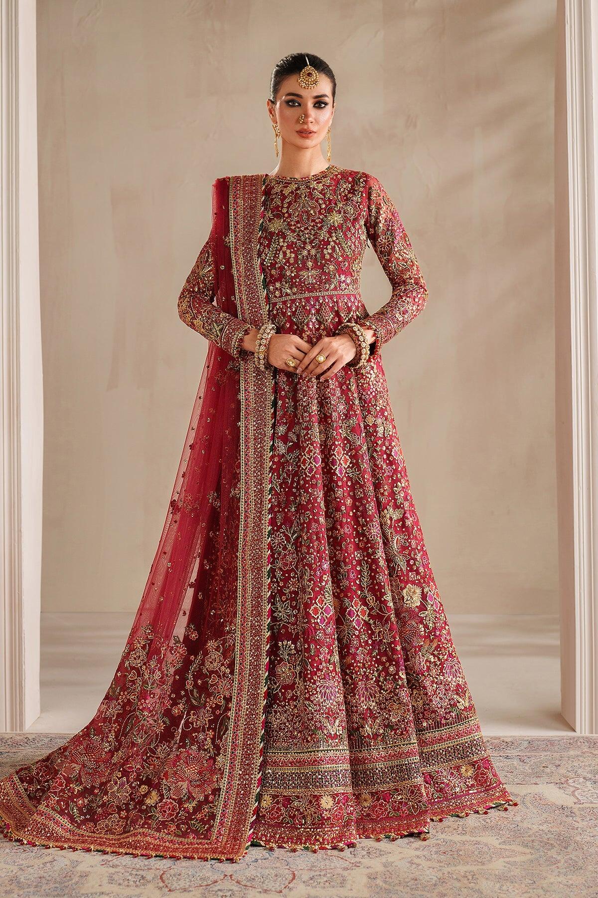 baroque formal dress Baroque Embroidered Chiffon PR-916 Formal Pret 2024 – Sara Clothes main image 1