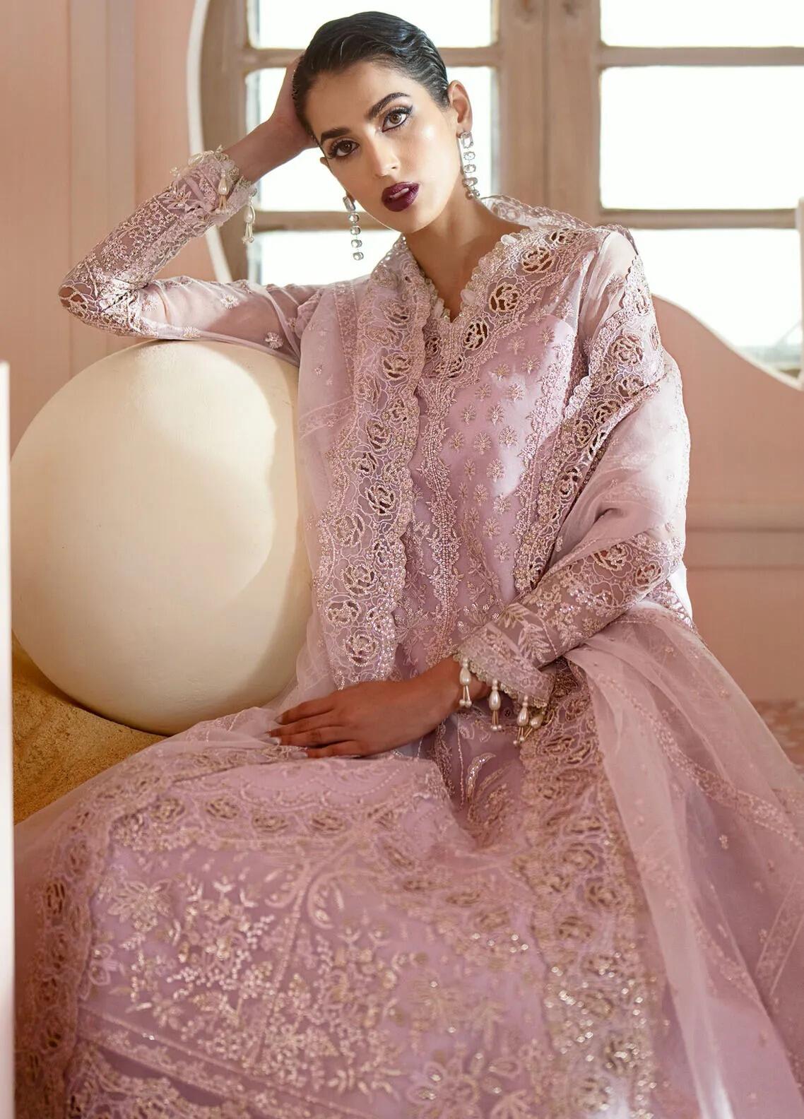 Luminara By Ayzel Embroidered Organza Suit Unstitched 3 Piece AAF24L AWF-04 Bella - Formal Collection