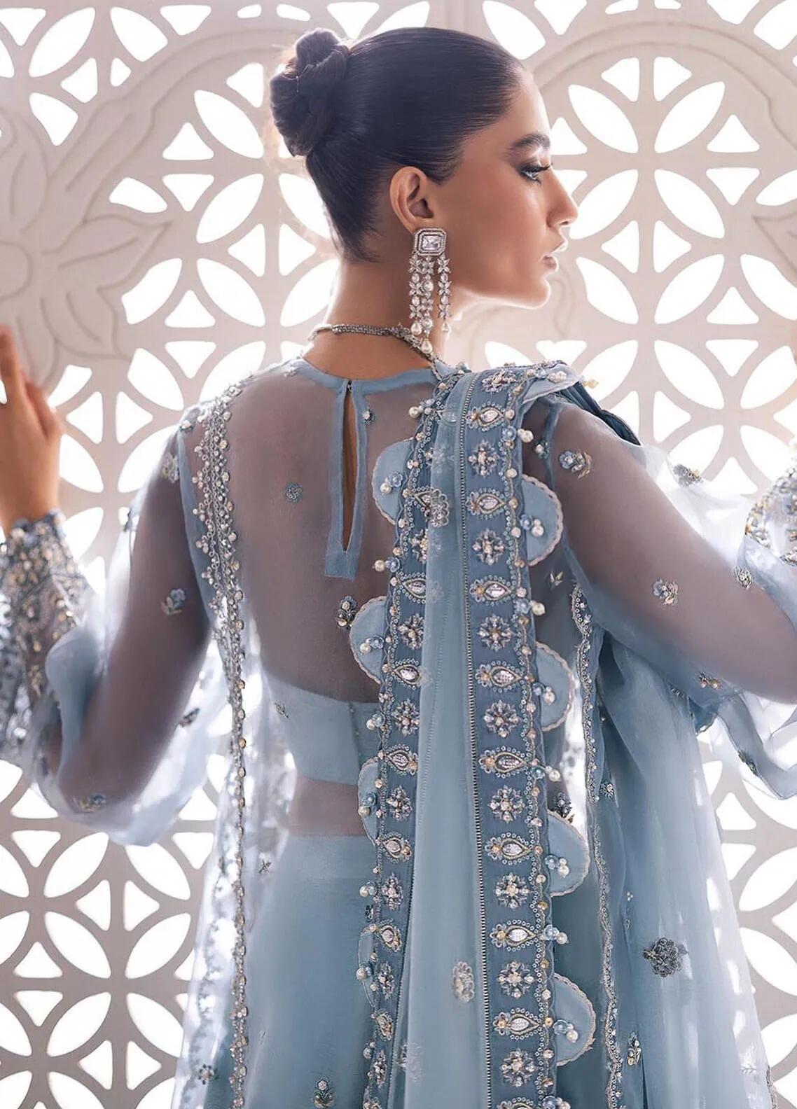 Azure Pret Embroidered Organza 2 Piece Suit FH A-111 main image 1