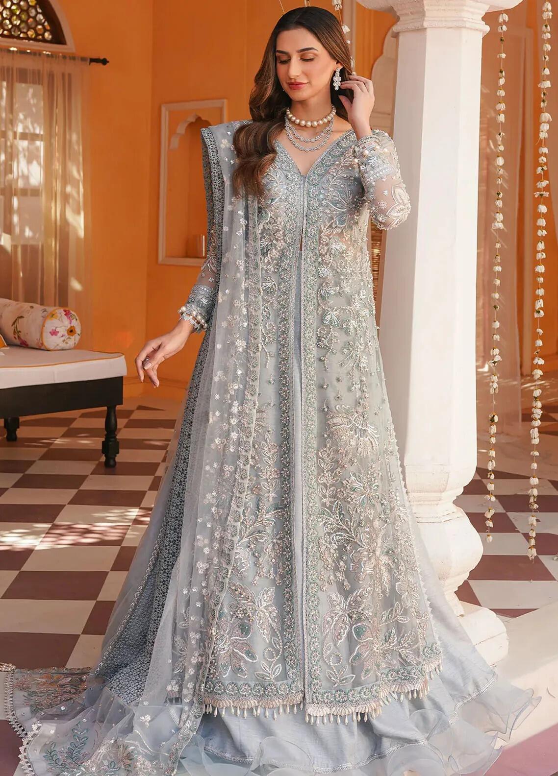 Mehak Yaqoob Pret Embroidered Organza 3 Piece Suit Cherry Blossom