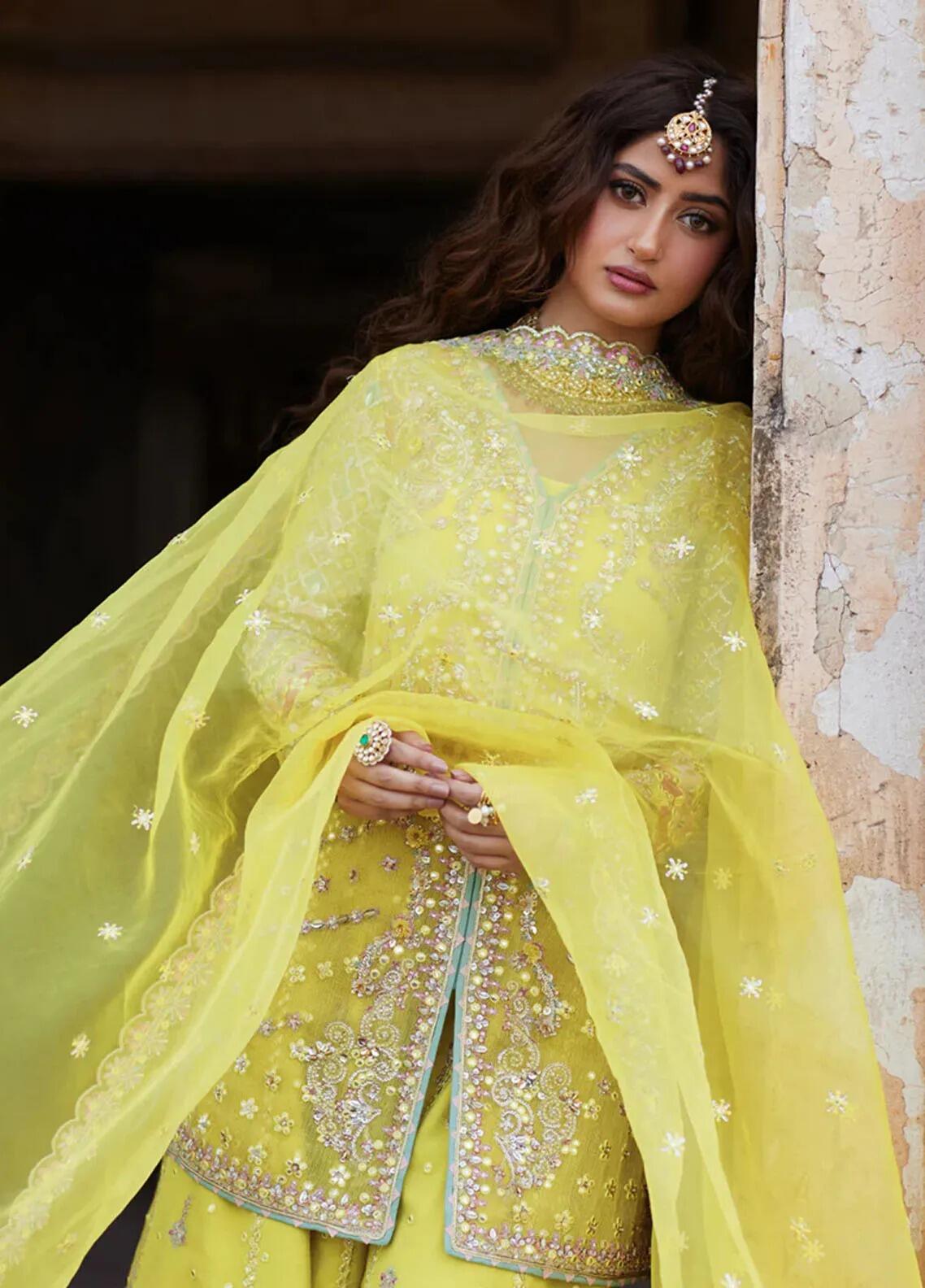 Iris by Jazmin Embroidered Cotton Net Suits Unstitched 3 Piece JZ21IRL D-01 TWILIGHT GLORY - Formals Collection
