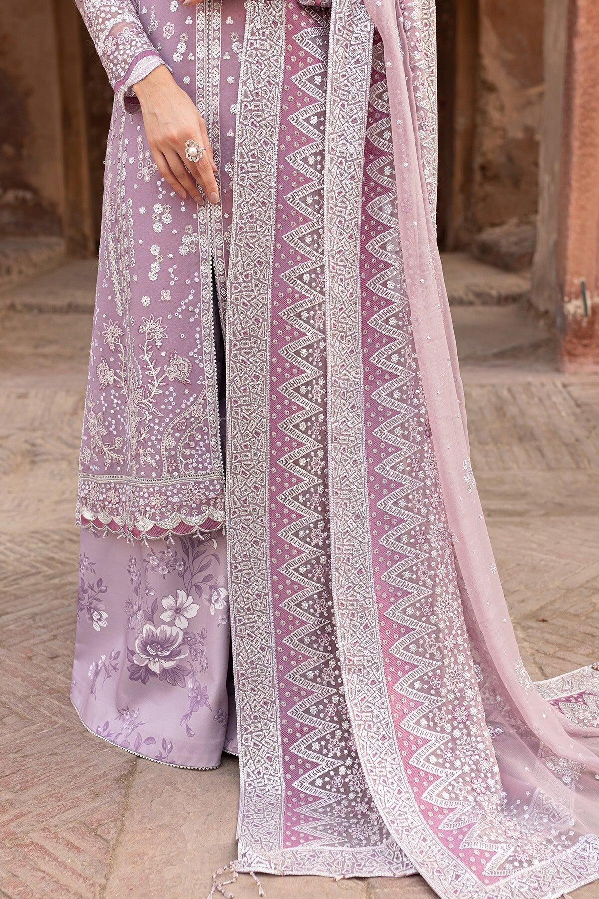 Ritzier by Farasha Embroidered Suit Unstitched 3 Piece FSH24R D-04 Ocean Light - Luxury Collection