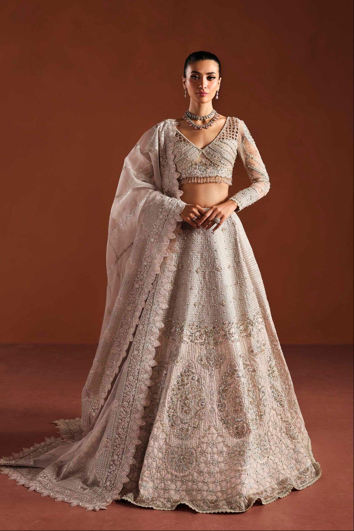 open lace back dress Buy Embroidered Party Wear Dress Pakistani for Women Online  Nameera by  Farooq