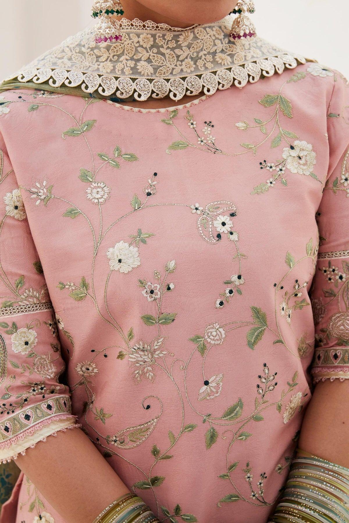 Korina-3A Zara Shahjahan Embroidered Jacquard Suits Summer Collection
