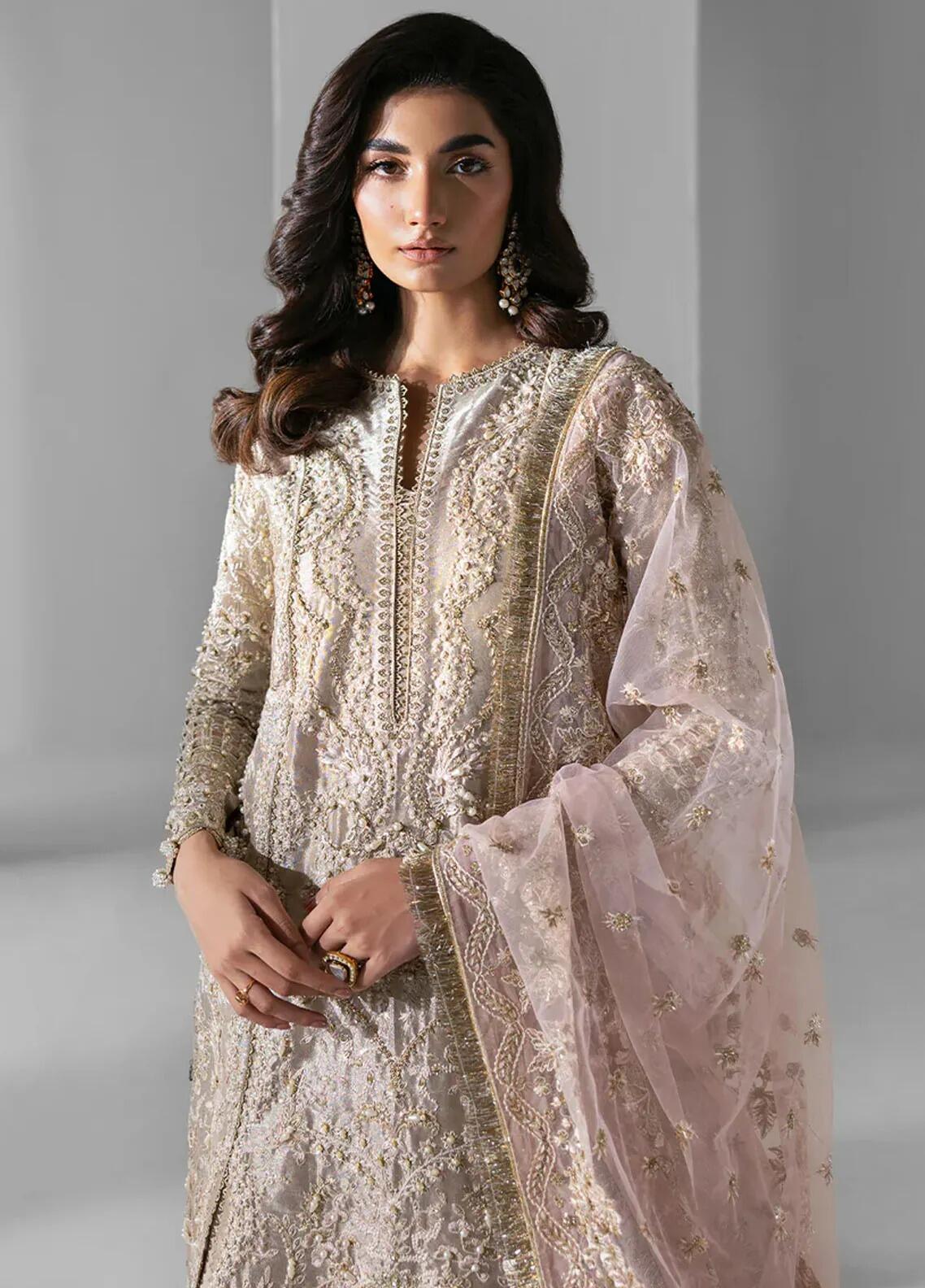 Seraphine by Zarposh Unstitched Embroidered Organza 3 Piece Suit Novelle - Wedding Collection main image 1