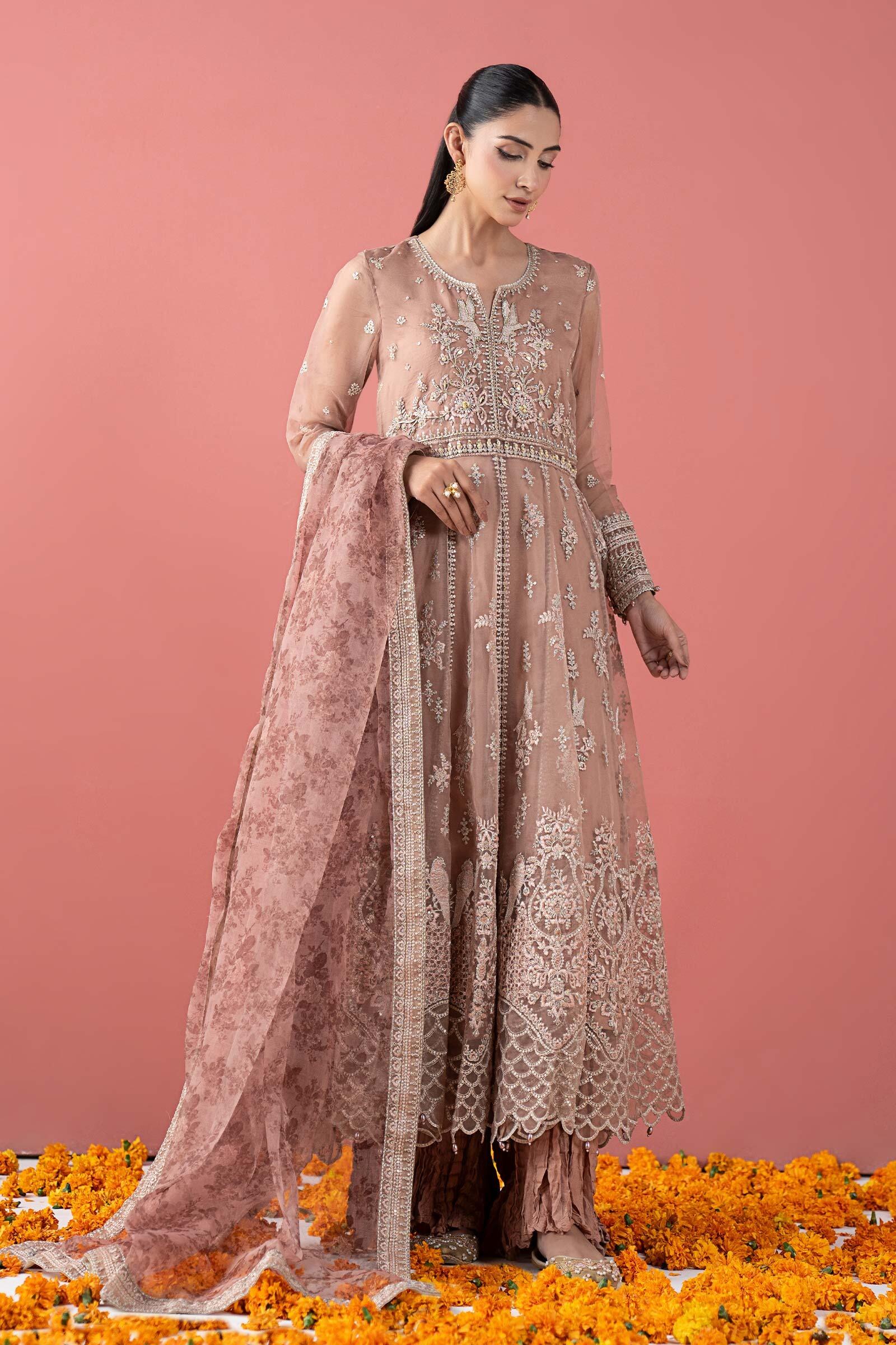 open lace back dress Girl's He Is Risen Embroidered Dress in Light Pink Size 4T main image 0