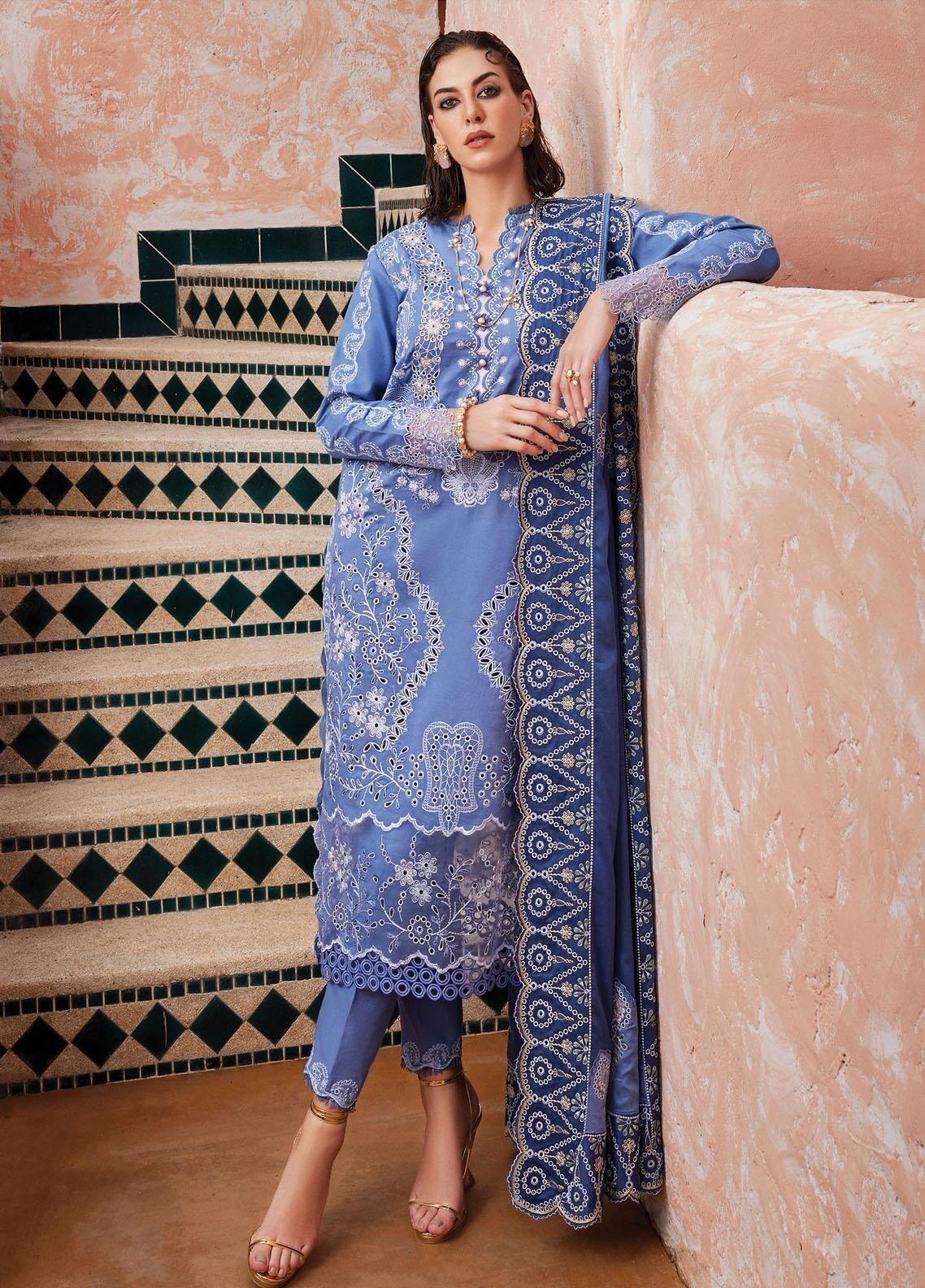 02 Latifah MOROCCAN DREAM BY MUSHQ EMBROIDERED SUITS WINTER COLLECTION