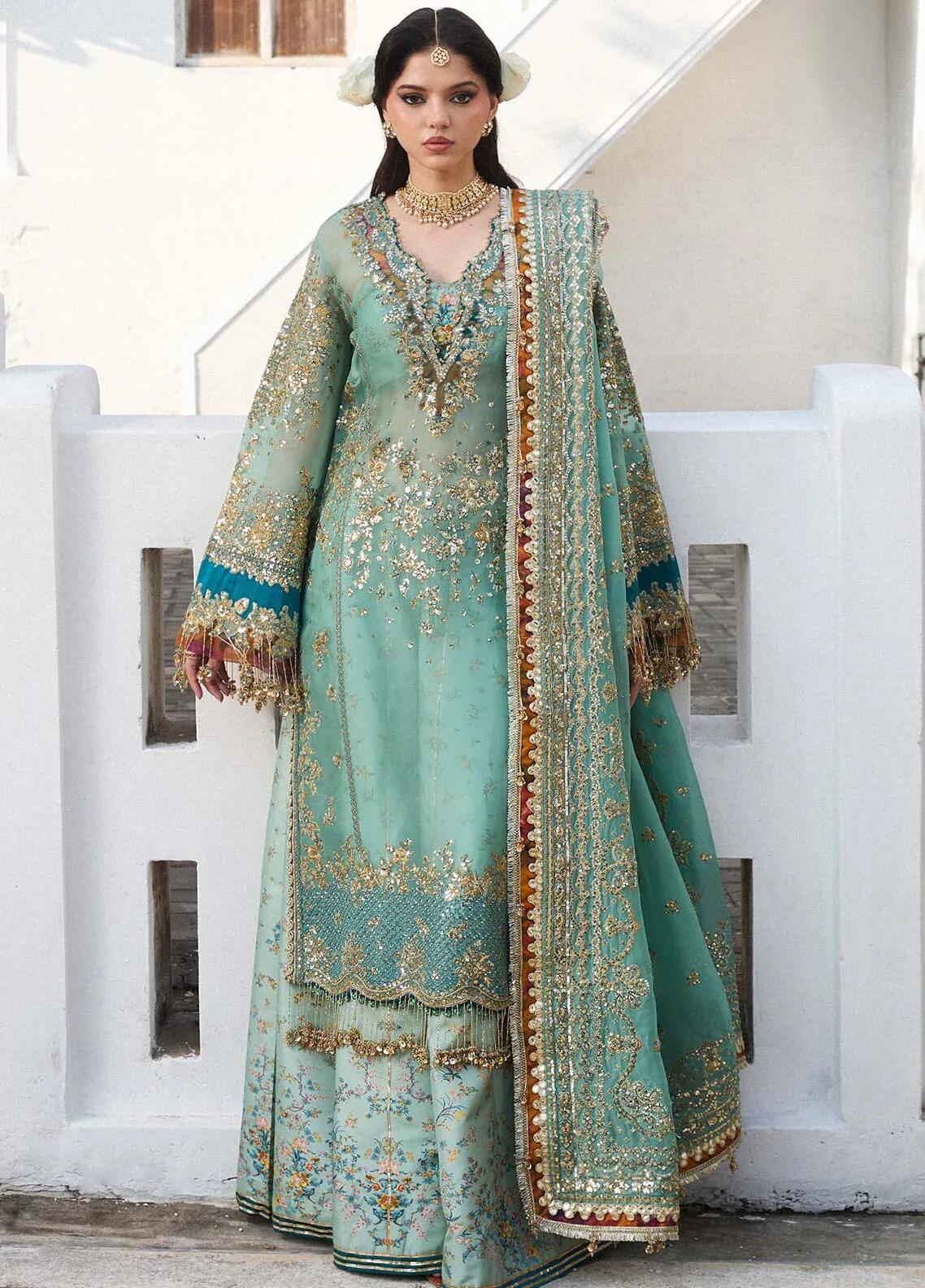 Hussain Rehar Most Hit Design  With Clutch Pure Shamoz Silk 2025 main image 1