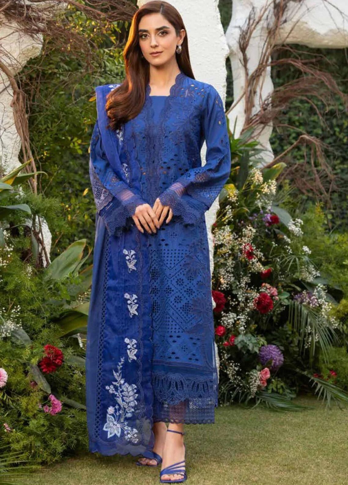white christmas dresses Latest Sharara Design Lawn Dress with Short Kameez main image 0