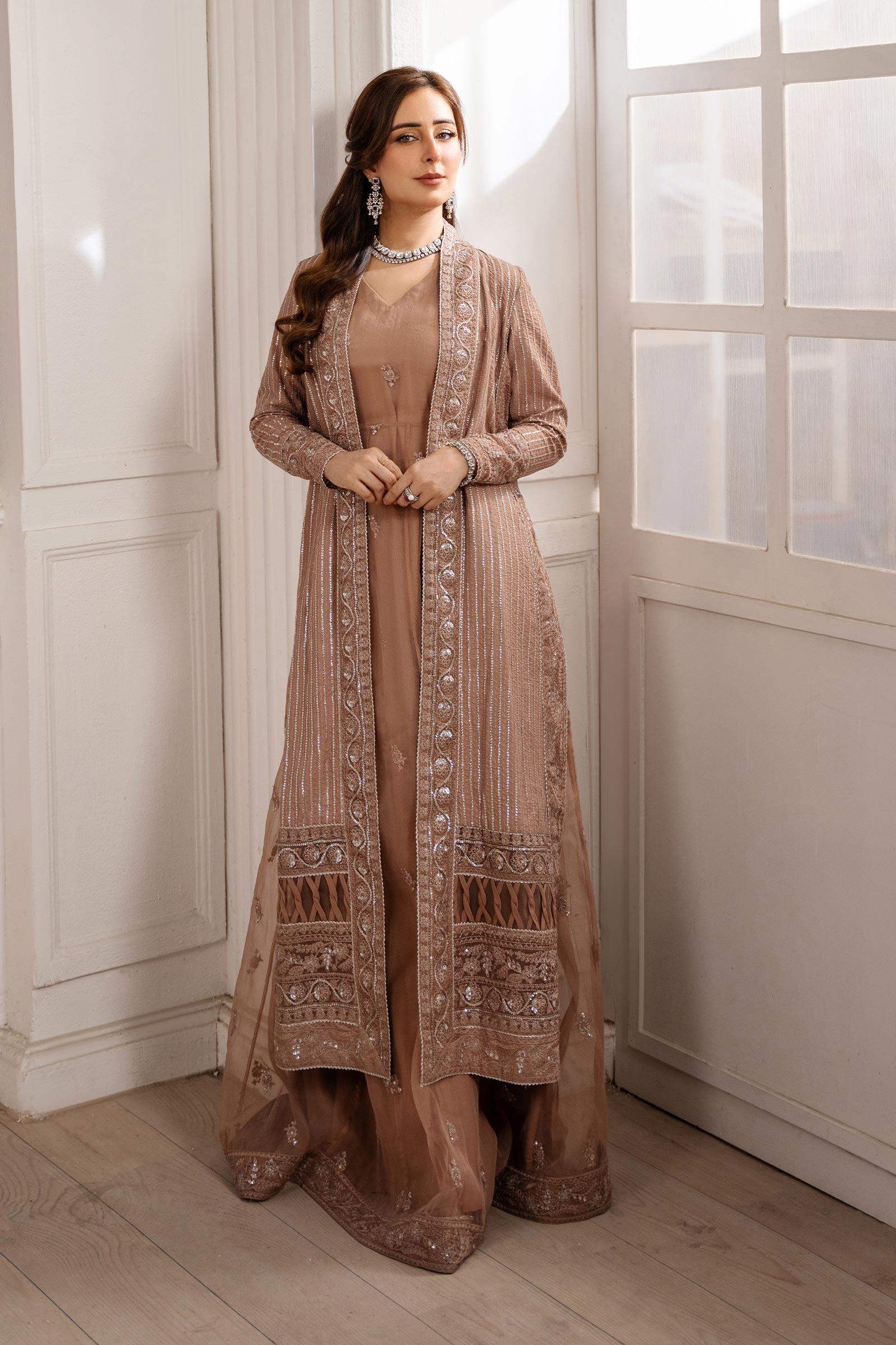 maria b designer dresses Black Embroidered Lehenga: Maria B Designer Indian Wedding Dress