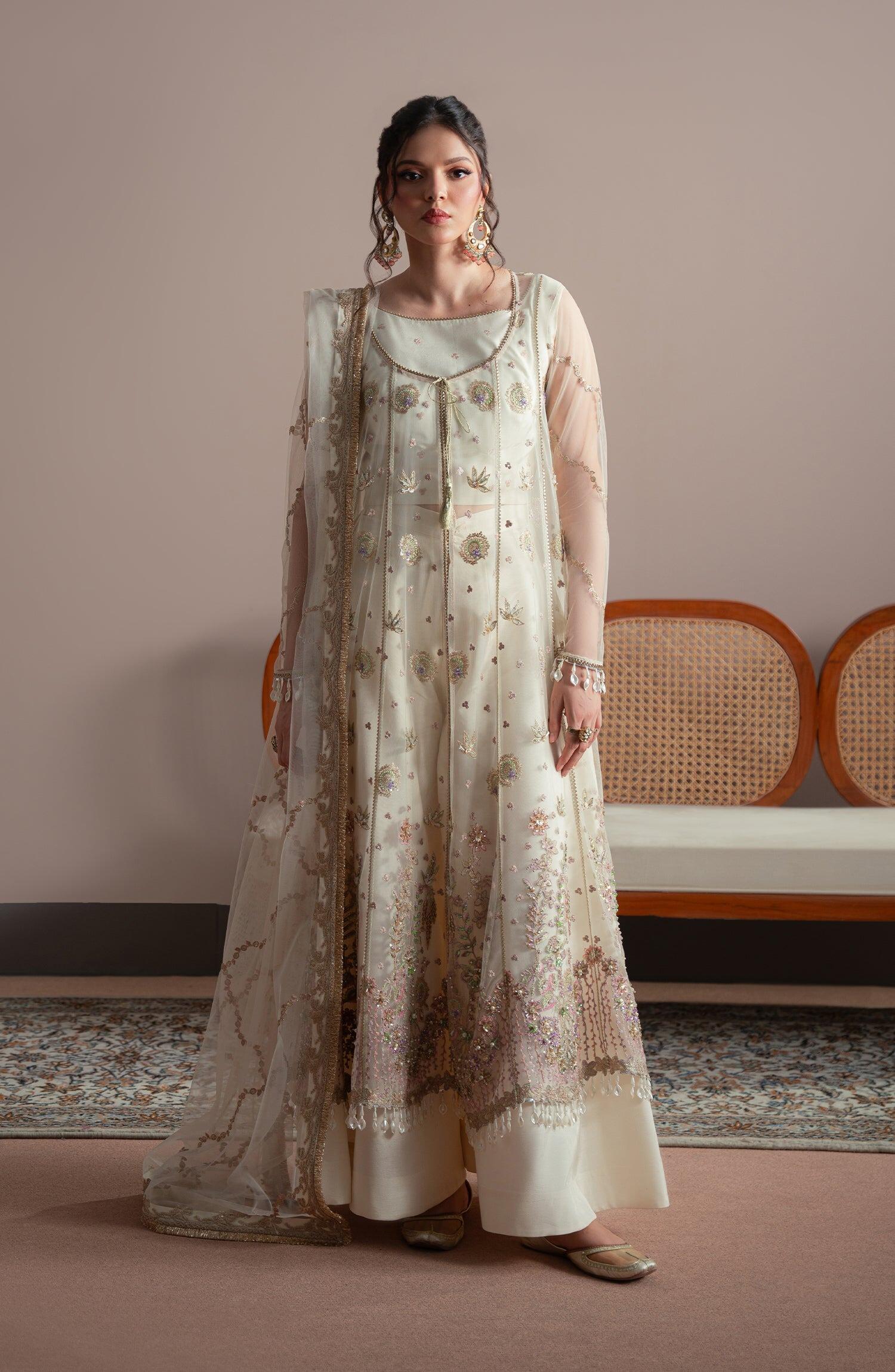 Elvin by Fabiha Fatima Pret Embroidered Raw Silk 3 Piece Suit Nyra