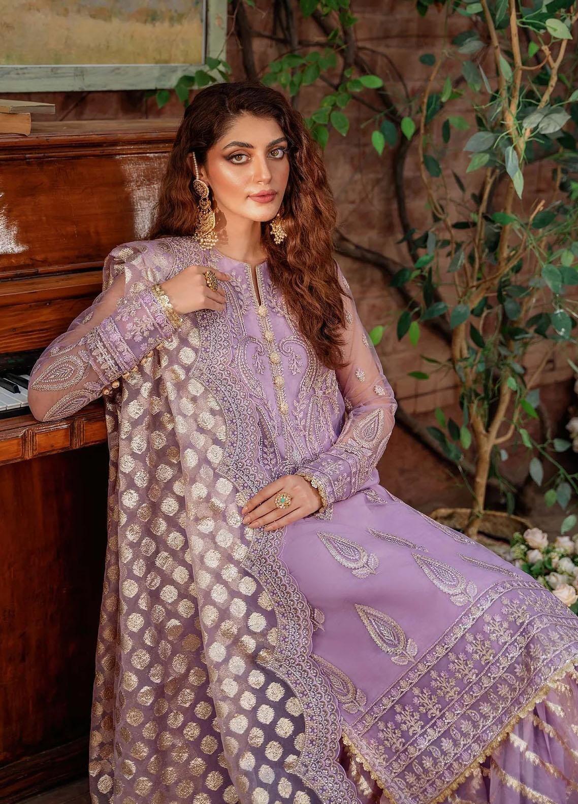 1493 Raniya MASTANI BY AKBAR ASLAM EMBROIDERED NET SUITS WEDDING COLLECTION