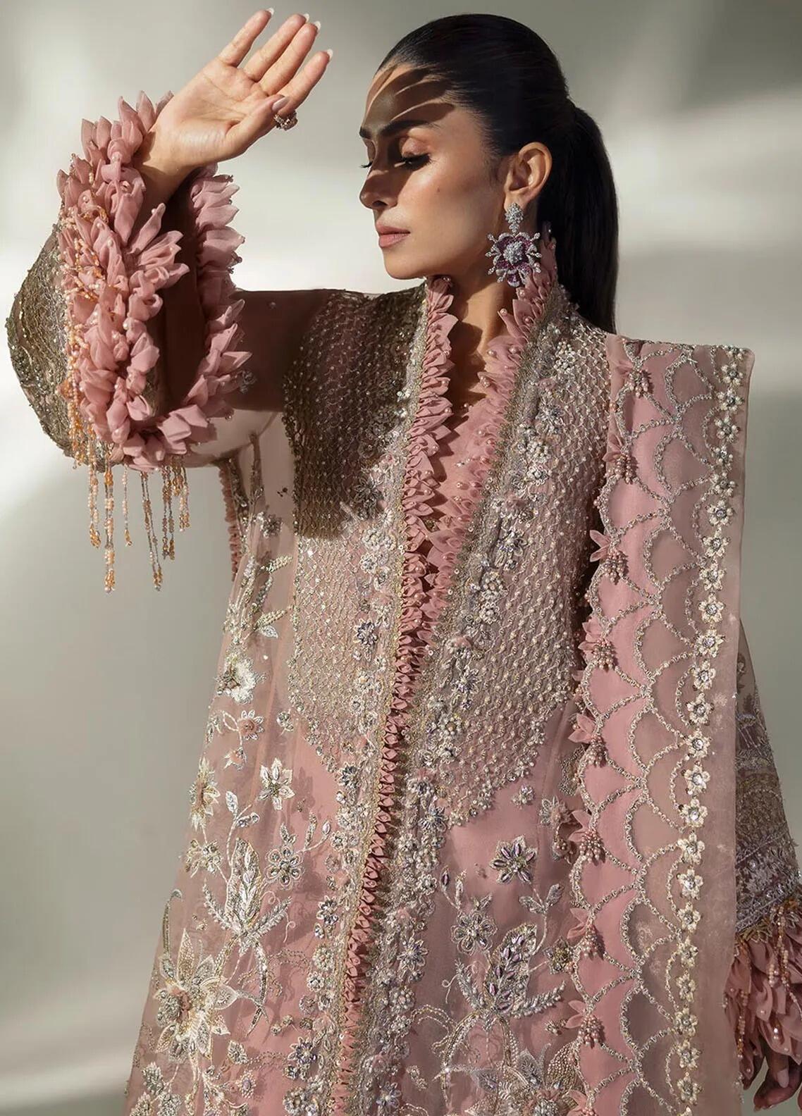 07 Celestial Petals Elan Embroidered Organza Dress Wedding Collection