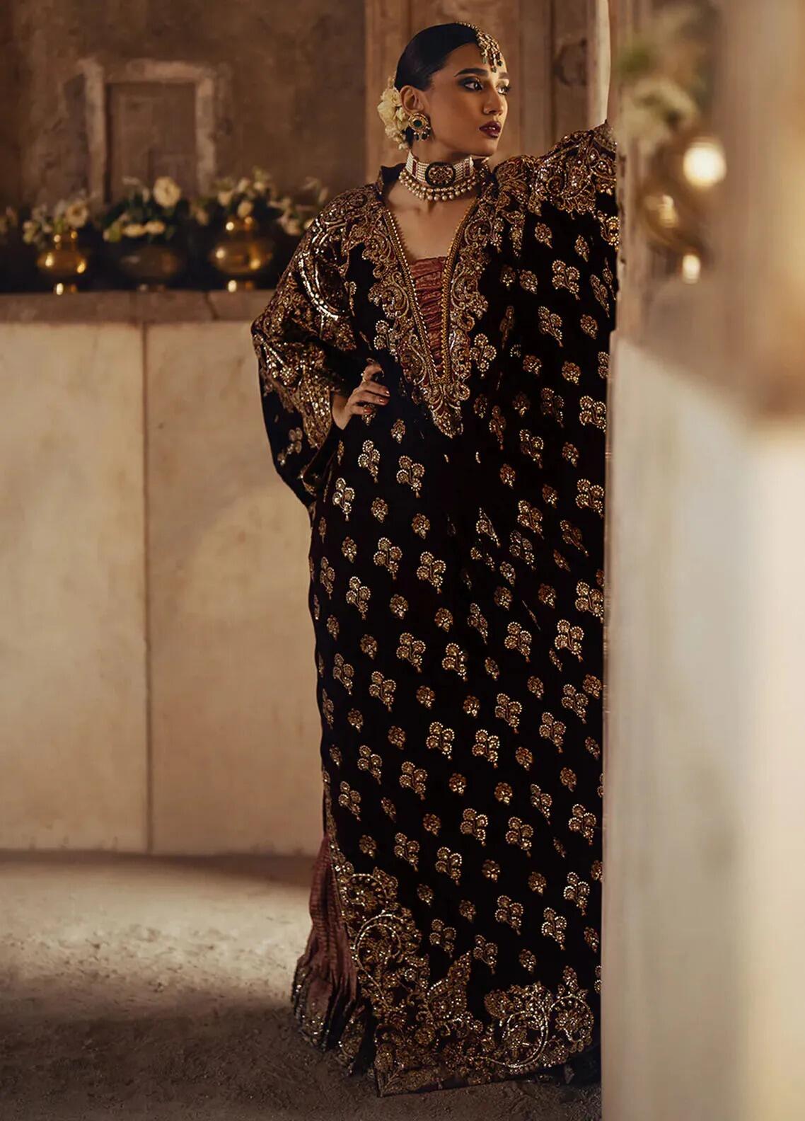 Aik Atelier Embroidered Kataan Silk Suit Unstitched 3 Piece AIK25WF Look-10 - Formals Collection main image 1