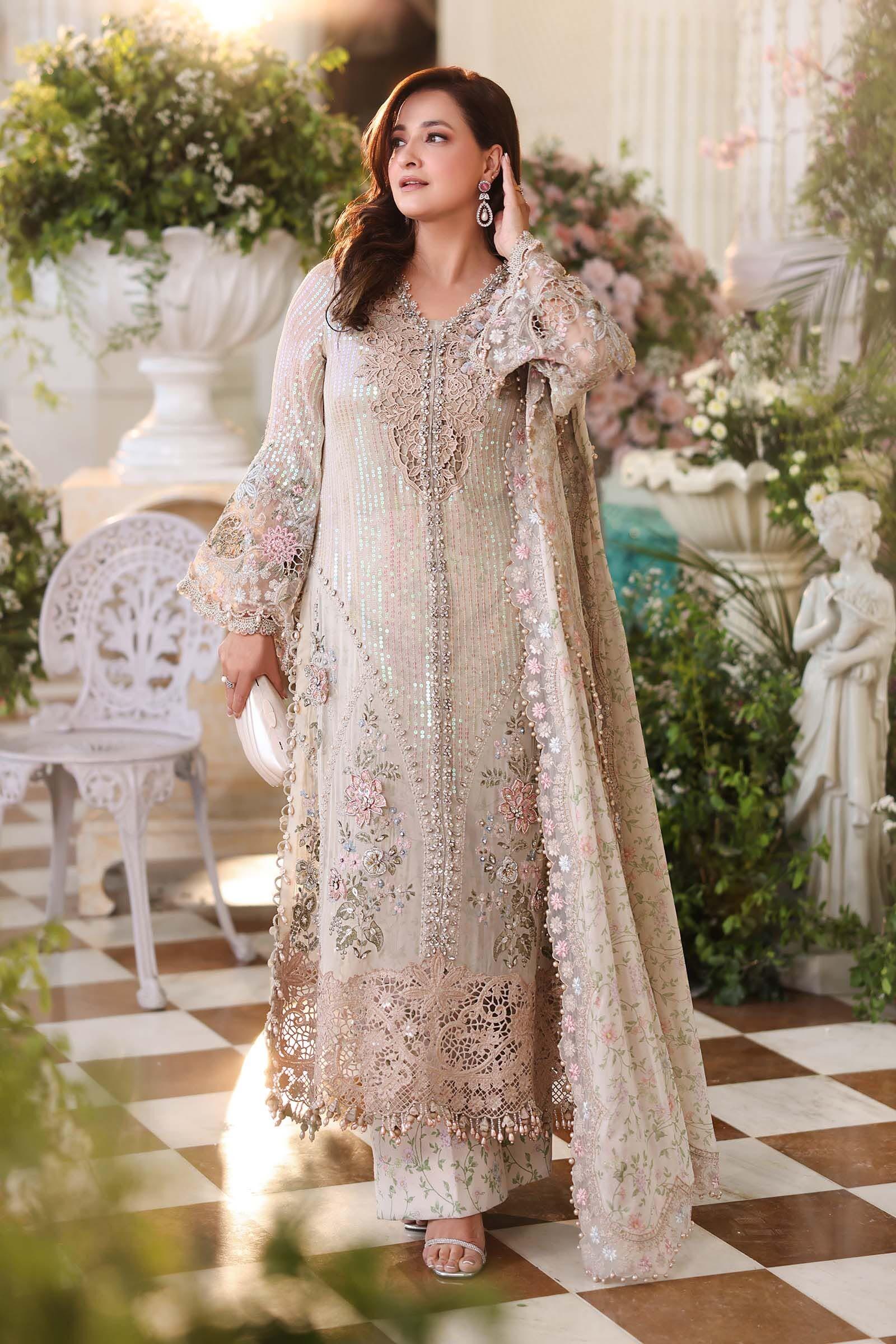 sachin and babi light blue dress Teuta Matoshi