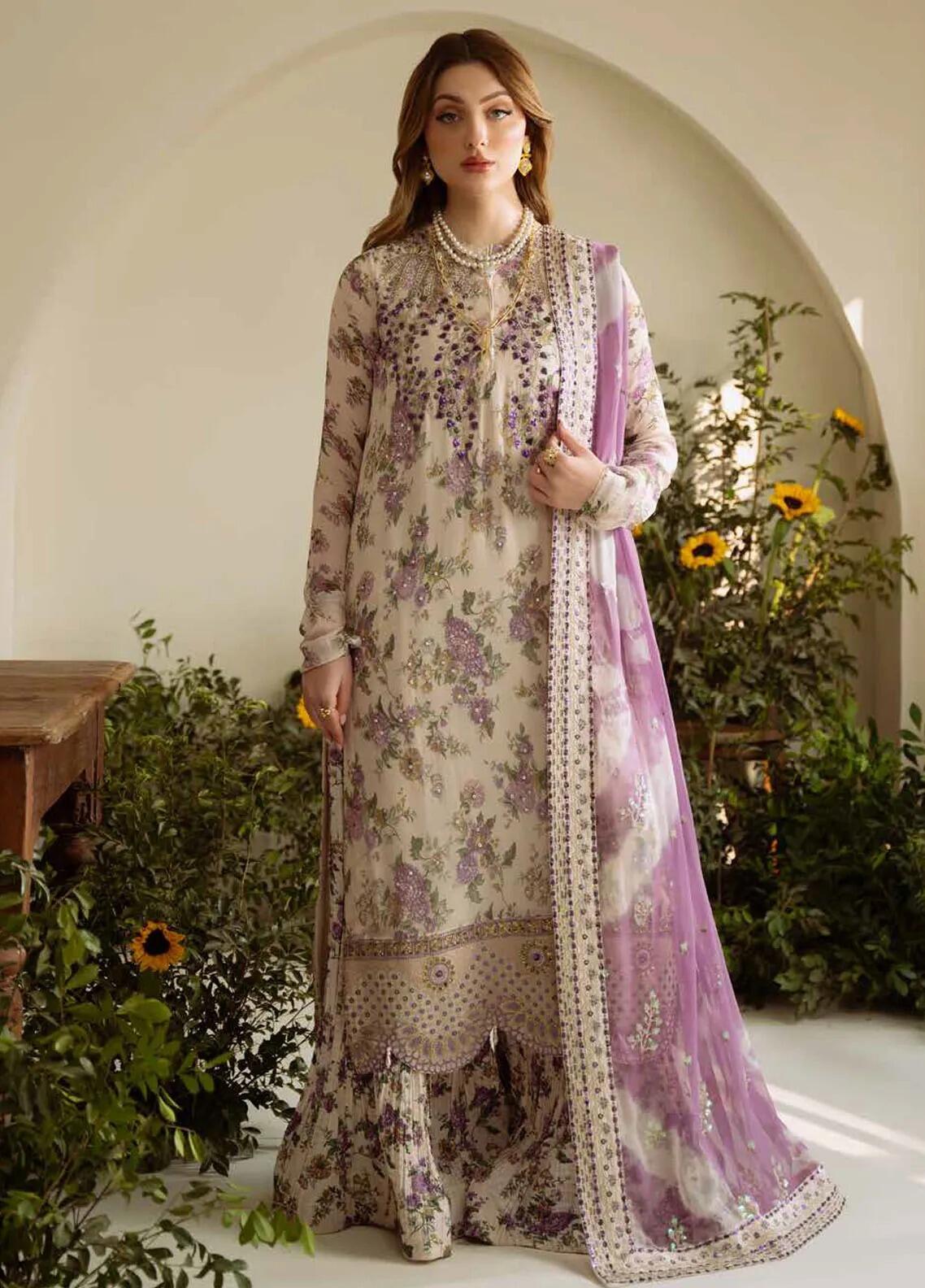 sachin and babi light blue dress Amaya by Nureh Festive Luxury Chiffon Collection 2025 Pakistani Designer  Formal Dresses Online