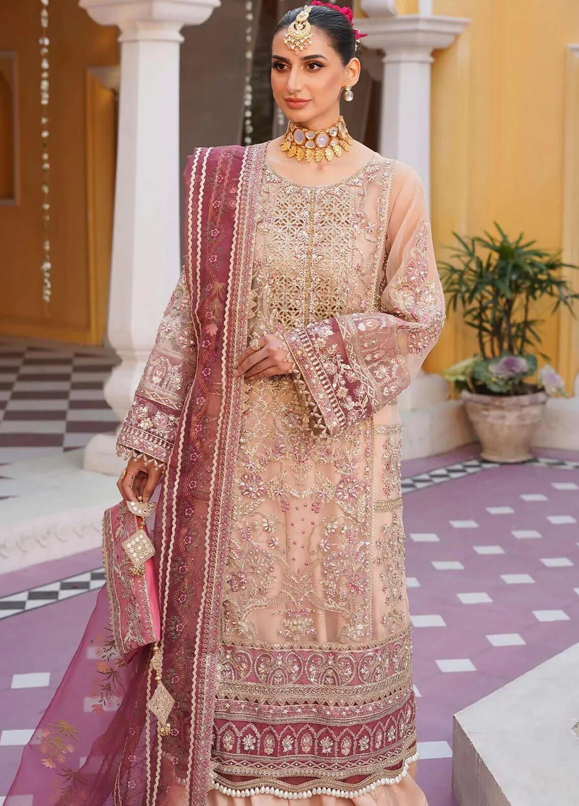 Mehak Yaqoob Pret Embroidered Organza 3 Piece Suit Frost