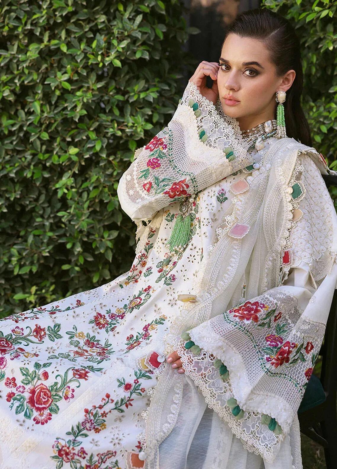 Kalani by Republic Womenswear Embroidered Lawn Suits Unstitched 3 Piece RW25KL RP-D8A Zuri - Summer Collection main image 1